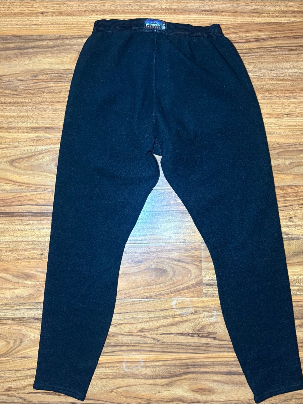 Vintage Patagonia Capilene Thermal Fleece Pants Black Mens Medium USA